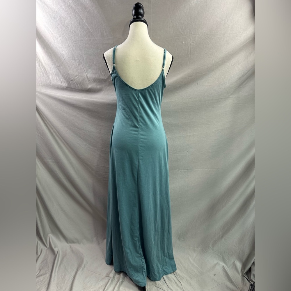 LAST ONE 🔥 Cami Maxi Flared Tee Dress Blue/Green - Picture 7 of 7